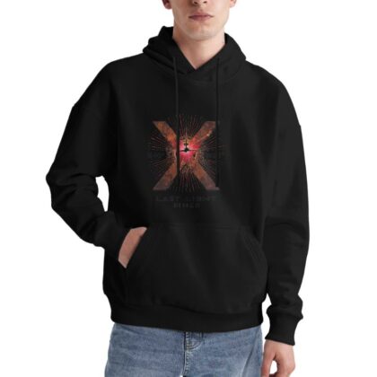 Last Light Diner X Hoodie Men's Streetwear Graphic Sweatshirt Cool Design for Fans of Sci Fi and Cosmic Art Fashionable Casual Wear Perfect for Daily Outfits and Trendy Looks