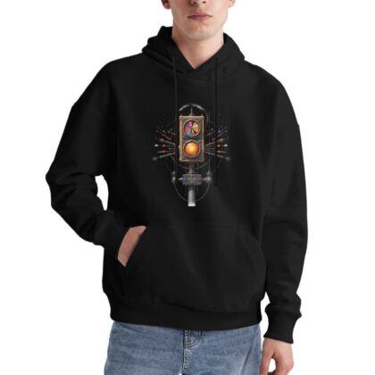 Steampunk Dartboard Design Hoodie Unisex Casual Streetwear Graphic Sweatshirt With Unique Mechanical Art Print For Gamers And Nerds Fashion Statement Piece
